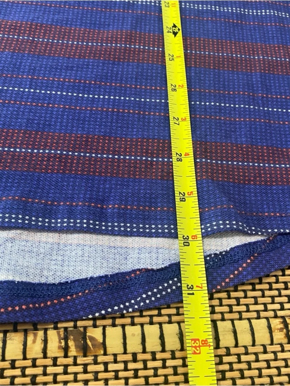 LuLaRoe Polo Shirt Mens XL Striped‎ Cotton Casual Comfortable NWT Blue Casual